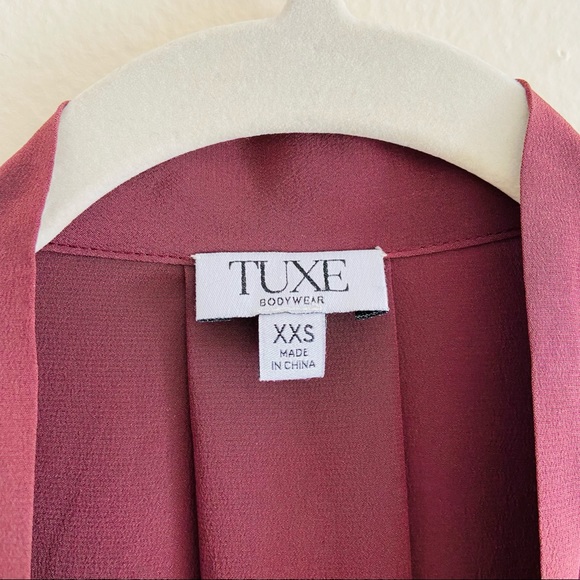 Tuxe Bodywear Boss 100% silk bodysuit blouse - Picture 7 of 8